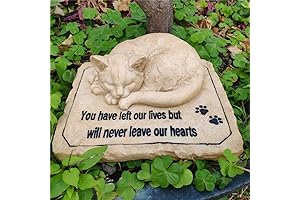 Cat Memorial Garden Statue