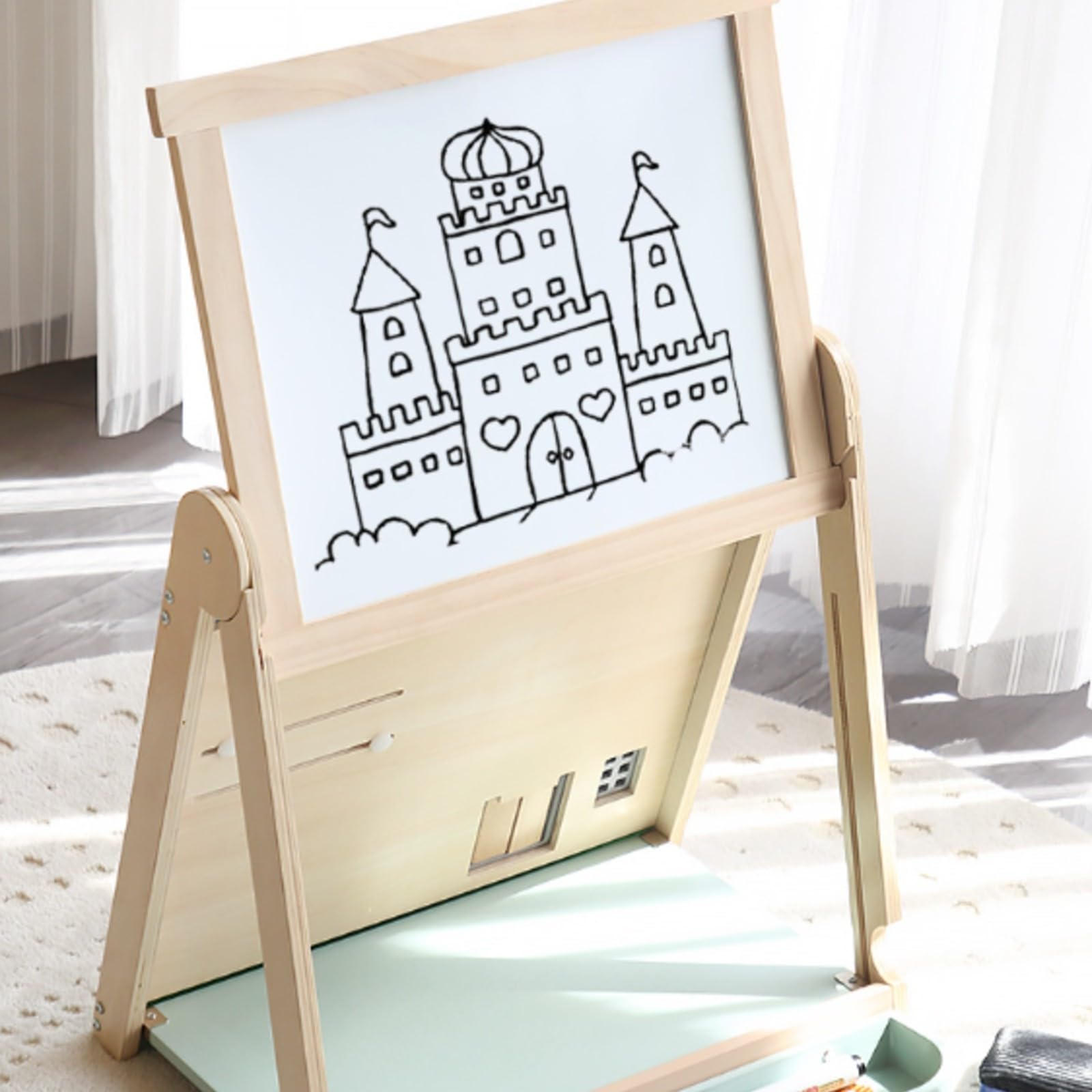 Amagogo Tavola Attività con Cavalletto Multifunzione Busy Board Educativo Giocattolo per Neonati