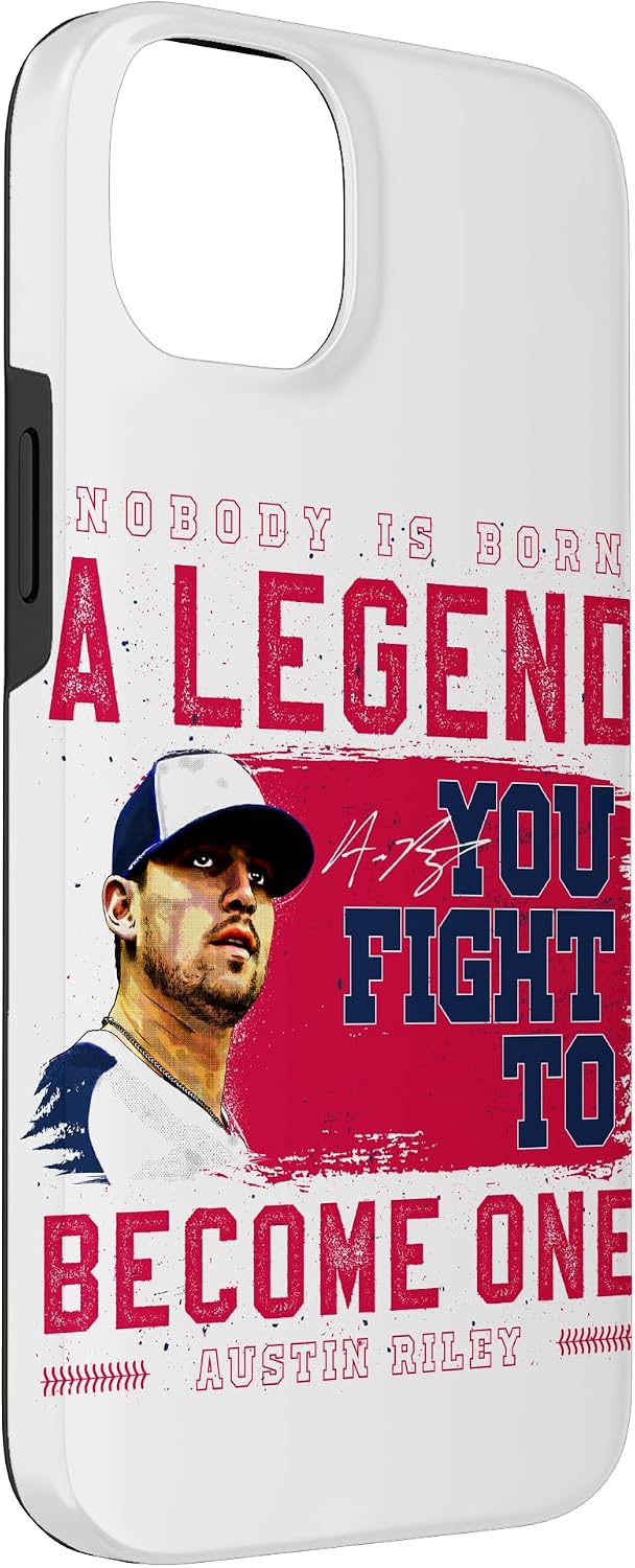 iPhone 14 Plus Nobody Is Born A Legend Austin Riley Atlanta MLBPA Case