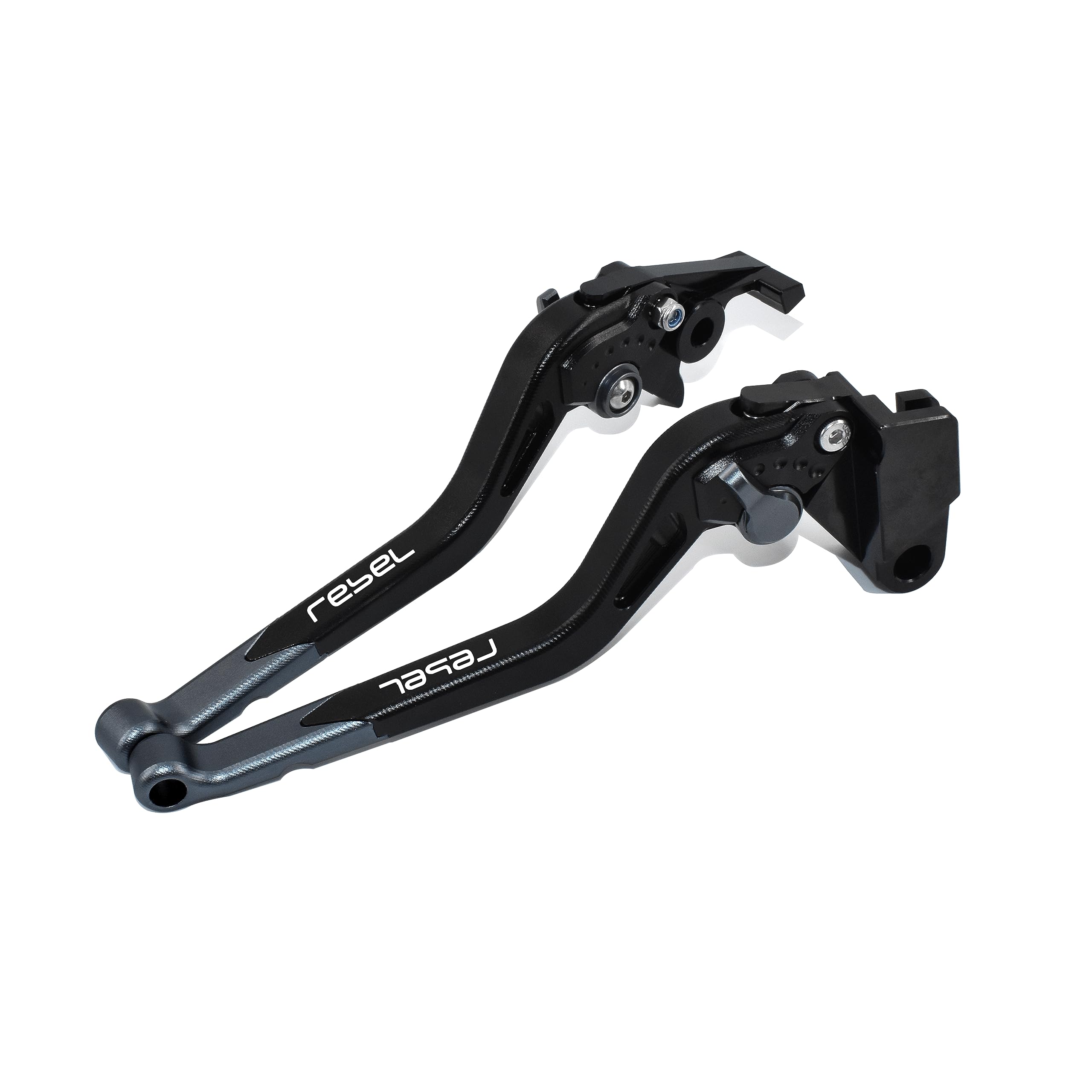 ESPEEDMTC Per HONDA REBEL 300 500 CMX300 CMX500 2017-2024 Leva della frizione del freno di dimensioni lunghe in lega di alluminio CNC modificata (Grigio)