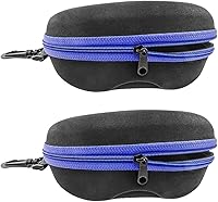 Vista 1 de Innolife Estuche de gafas de sol con cremallera Shell con mosquetón de plástico
