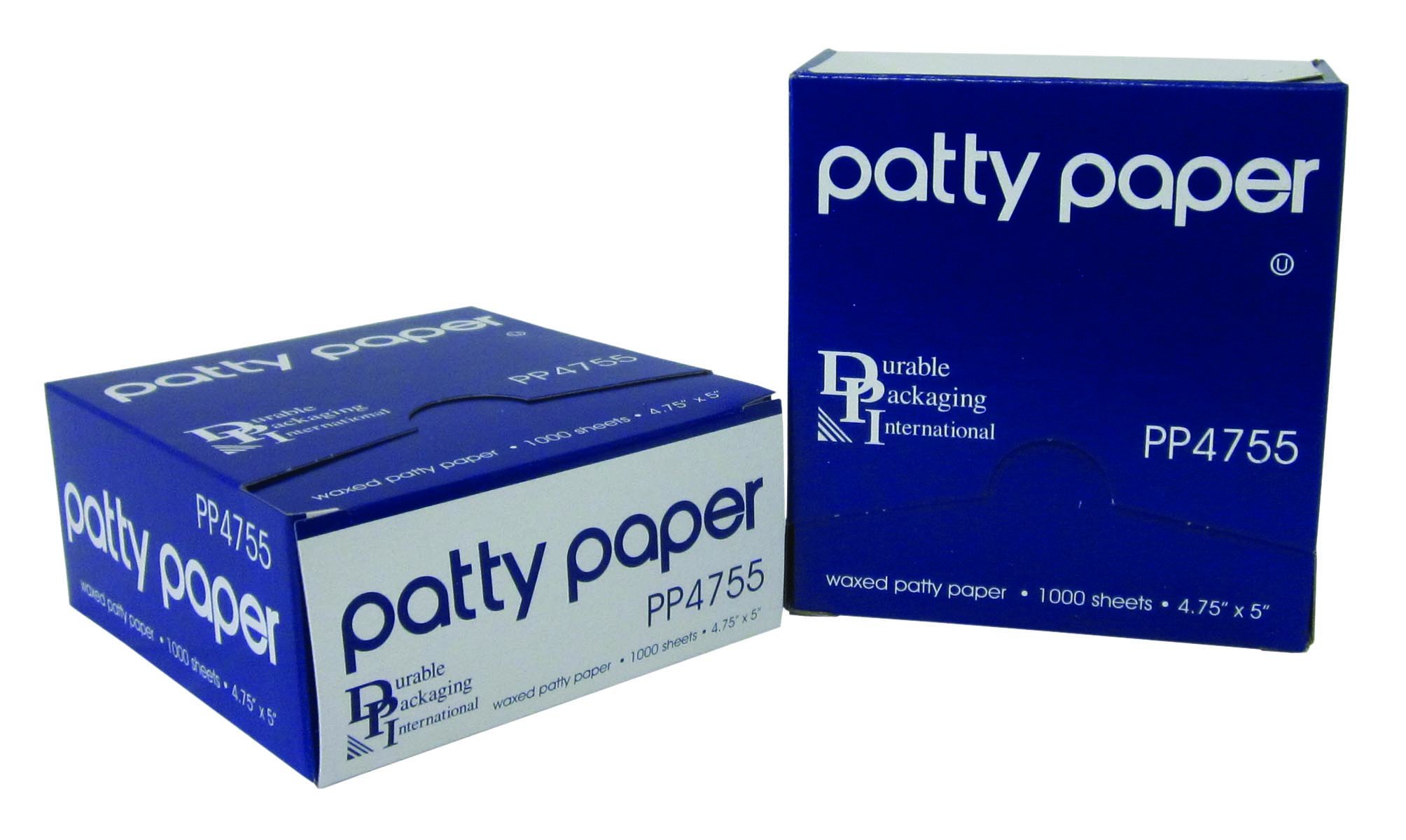 Durable Packaging Patty Paper, 4.75
