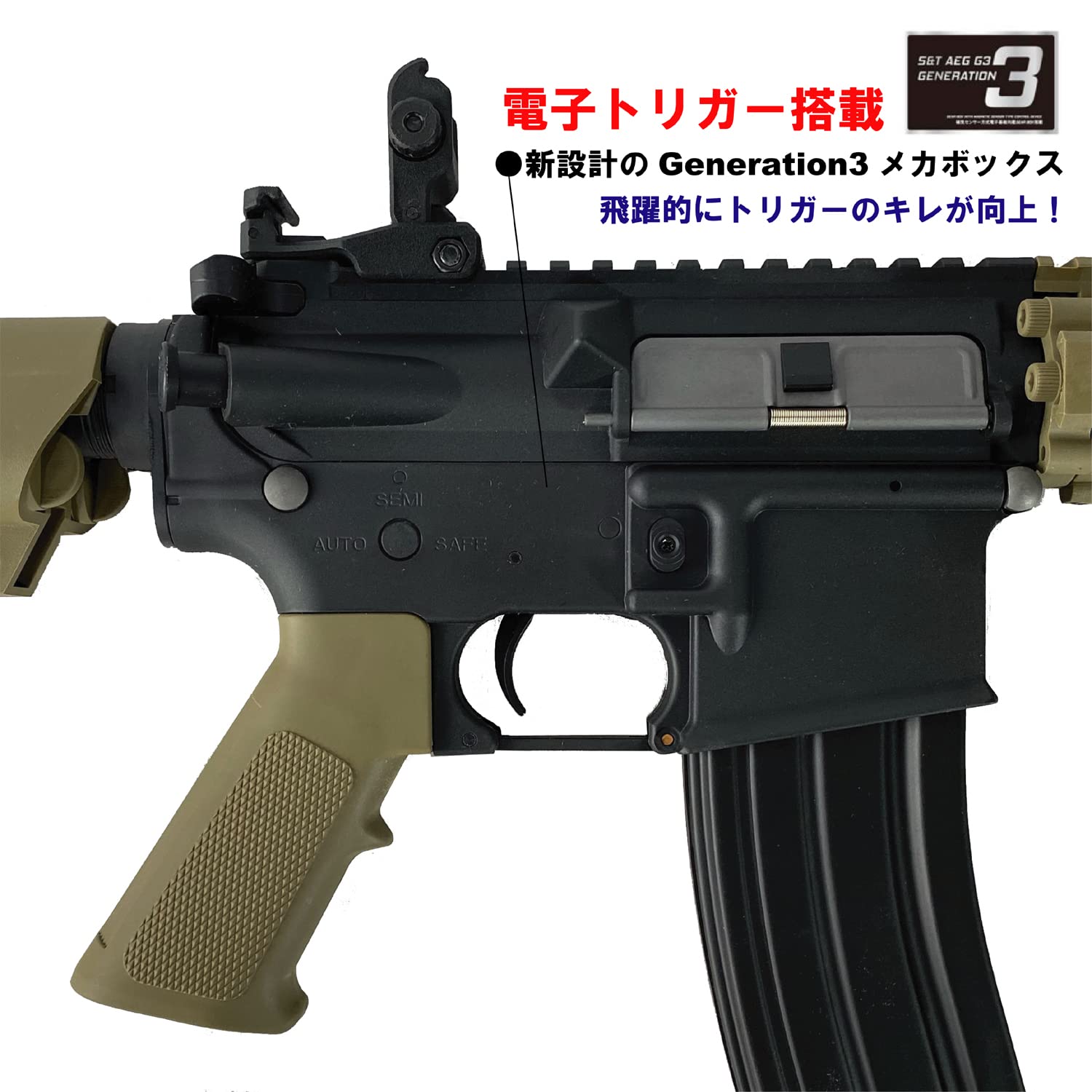 Amazon.co.jp: S&T Mk18 Mod.1 スポーツラインG3電動ガン DE(DANIEL