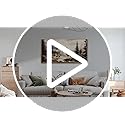 KELIYUAN Canvas Wall Art For Living Room Large Wall Decor For Bedroom Landscape Painting Of Elk Mountain Pictures Office Restaurant Wall Decoration Modern Room Home Decor Wood Framed 20"X40"
