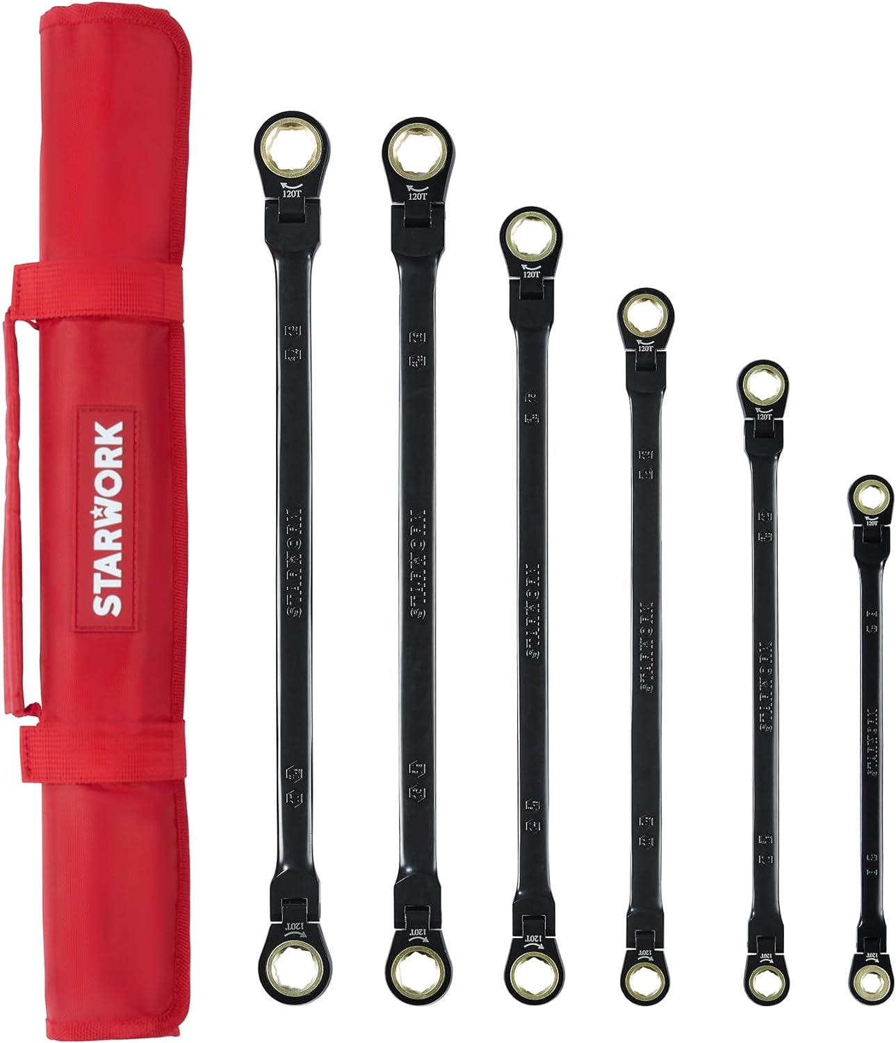 STARWORK TRUE MECHANIC™ Ratcheting Wrench Set (6PC 120T)