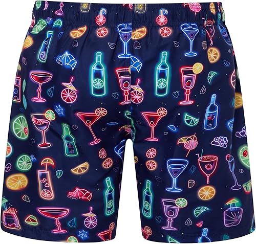 Miniatura 2 de uideazone Traje de baño para hombre con forro de compresión, pantalones cortos de natación de 7 pulgadas de entrepierna, impermeables, de secado