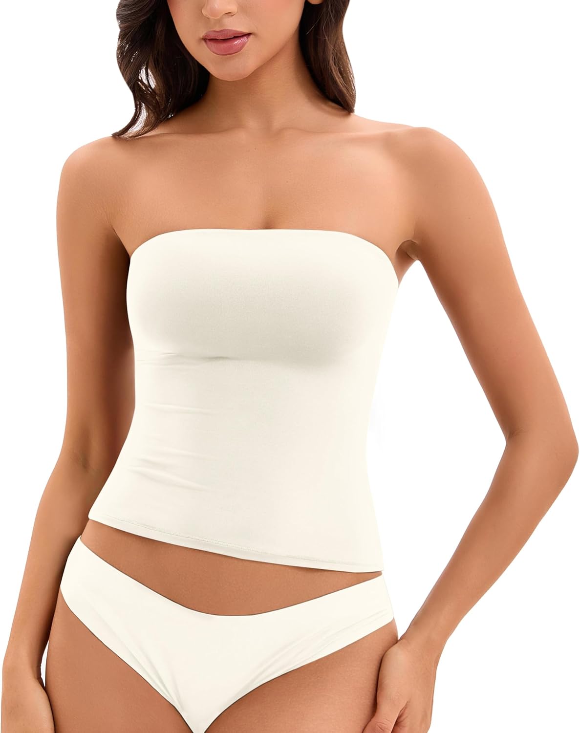 Women Sexy Tube Top Summer Y2K Going Out Double Lined Basic Tank Top