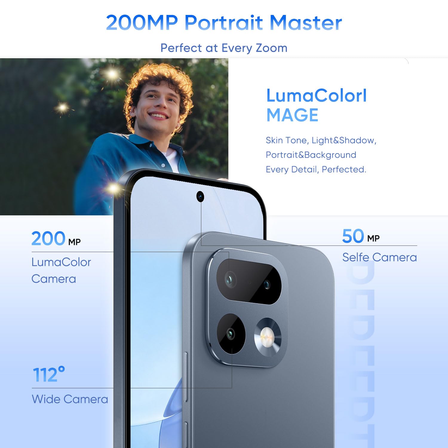 realme 16 Pro 5G Smartphone 8GB+256GB, Grey | Batteria 6500mAh, Ricarica Rapida 80W, Display AMOLED 6,78 pollici, 144Hz, Fotocamera 200MP, Dimensity 7300 Max, IP69