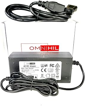 [UL Listed] OMNIHIL 8 Feet Long AC/DC Adapter Compatible with Cisco Spark Codec Plus Model TTC7-25