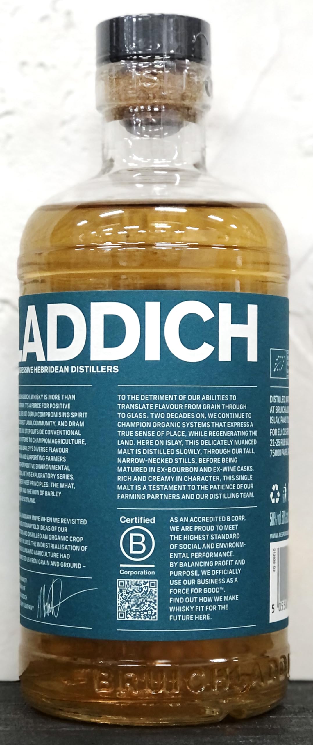 ブルックラディ オーガニック・バーレイ 2012 700ml 1本 ブルック