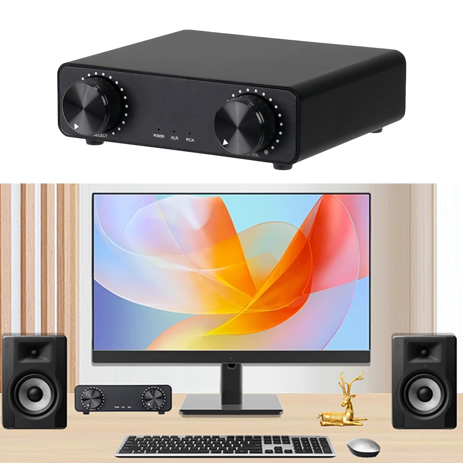 MURYE Amplificateur auditif D325 avancé avec puce Tpa3255 - Amplificateur numérique améliorant la dissipation de la chaleur - Amplificateur sonore domestique
