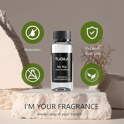 Miniatura 5 de Difusor sin agua de lujo para hotel My Way, uso de aceite esencial de aroma difusor sin agua de aire frío, botella de aceites aromáticos, 4.1 fl oz,