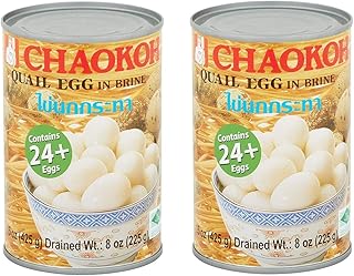 Chaokoh Quail Egg in Brine 15oz, 2 Pack