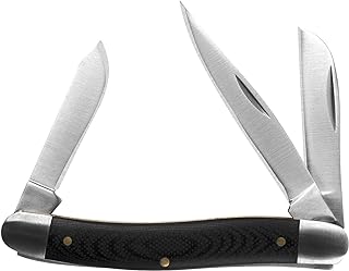 Kershaw Brandywine Folding Pocket Knife, Three Blades with Manual Open, Slipjoint Lock (4382)