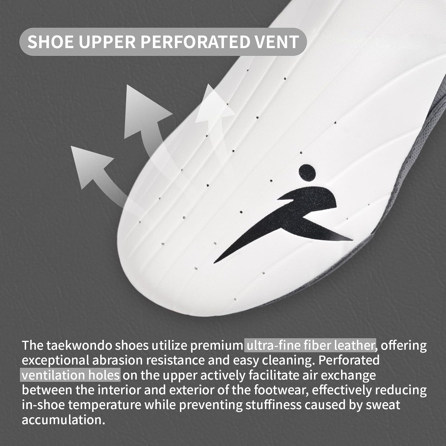 Taekwondo Karate Martial Arts Shoes, Lightweight and Breathable Boxing Shoes for Kids Youth Adult, Unisex - Image 5