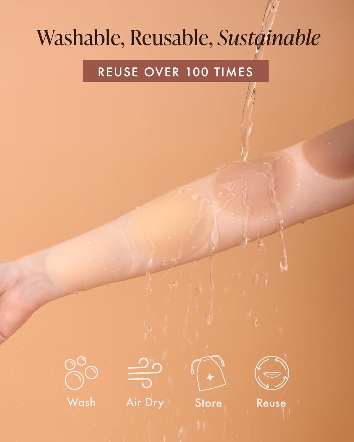 Grippy Not Sticky Nipple Covers - Cakes Reusable Non Adhesive Nipple Pasties for Women - Silicone Bra Inserts - Image 6