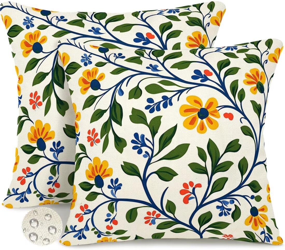 Housse coussin exterieur impermeable 80x80 cm resistant aux intemperies