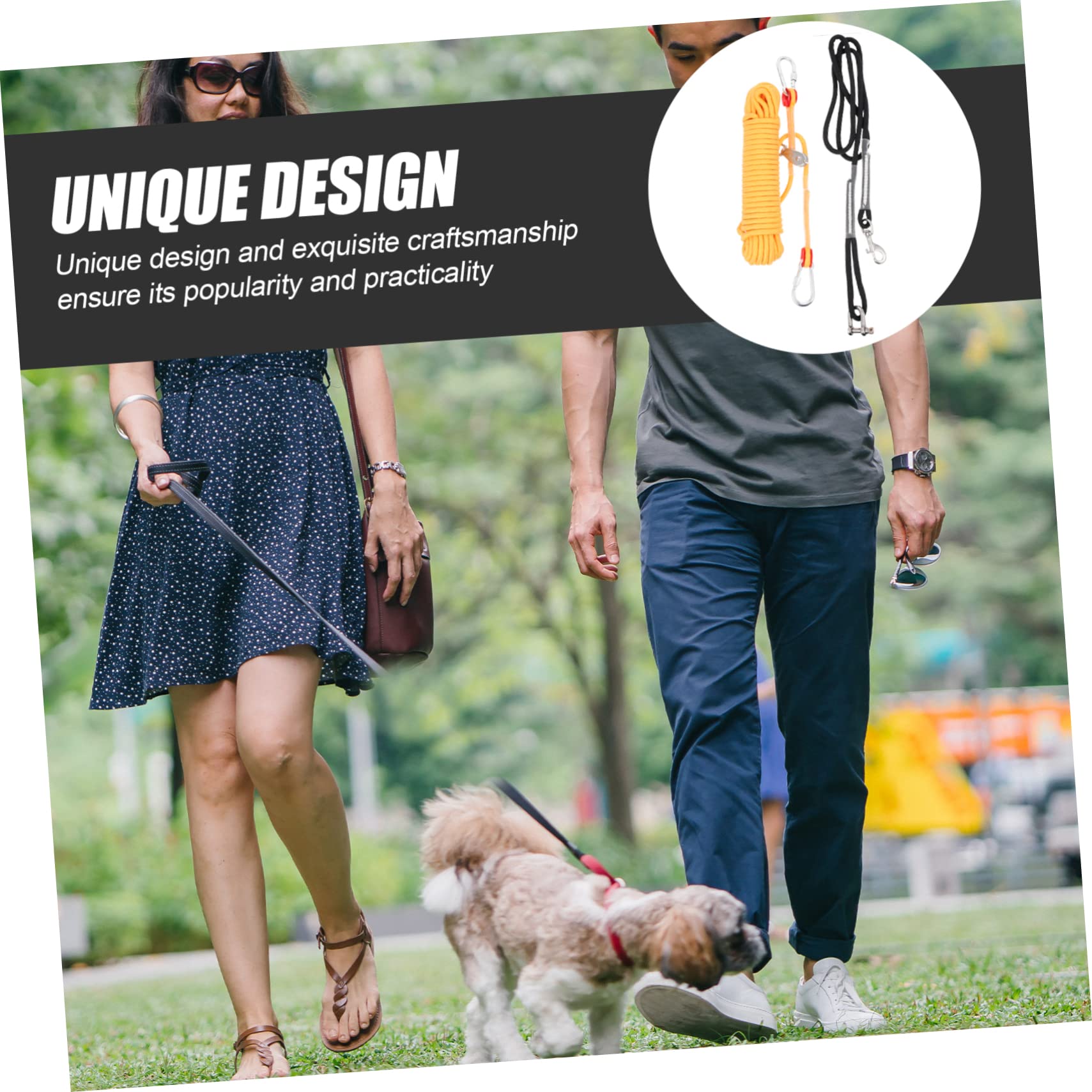 TOYANDONA Cable para Perros De Camping De Equipo para Acampar Perros Cable De Sujeción para Mascotas Al Aire para Correas De y Actividades De Campo