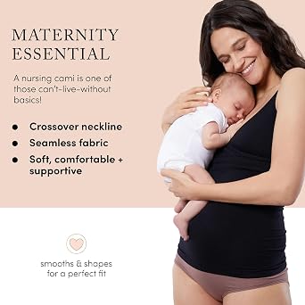 Ingrid & Isabel Basics - Crossover Maternity & Nursing Cami - Maternity Tank Top