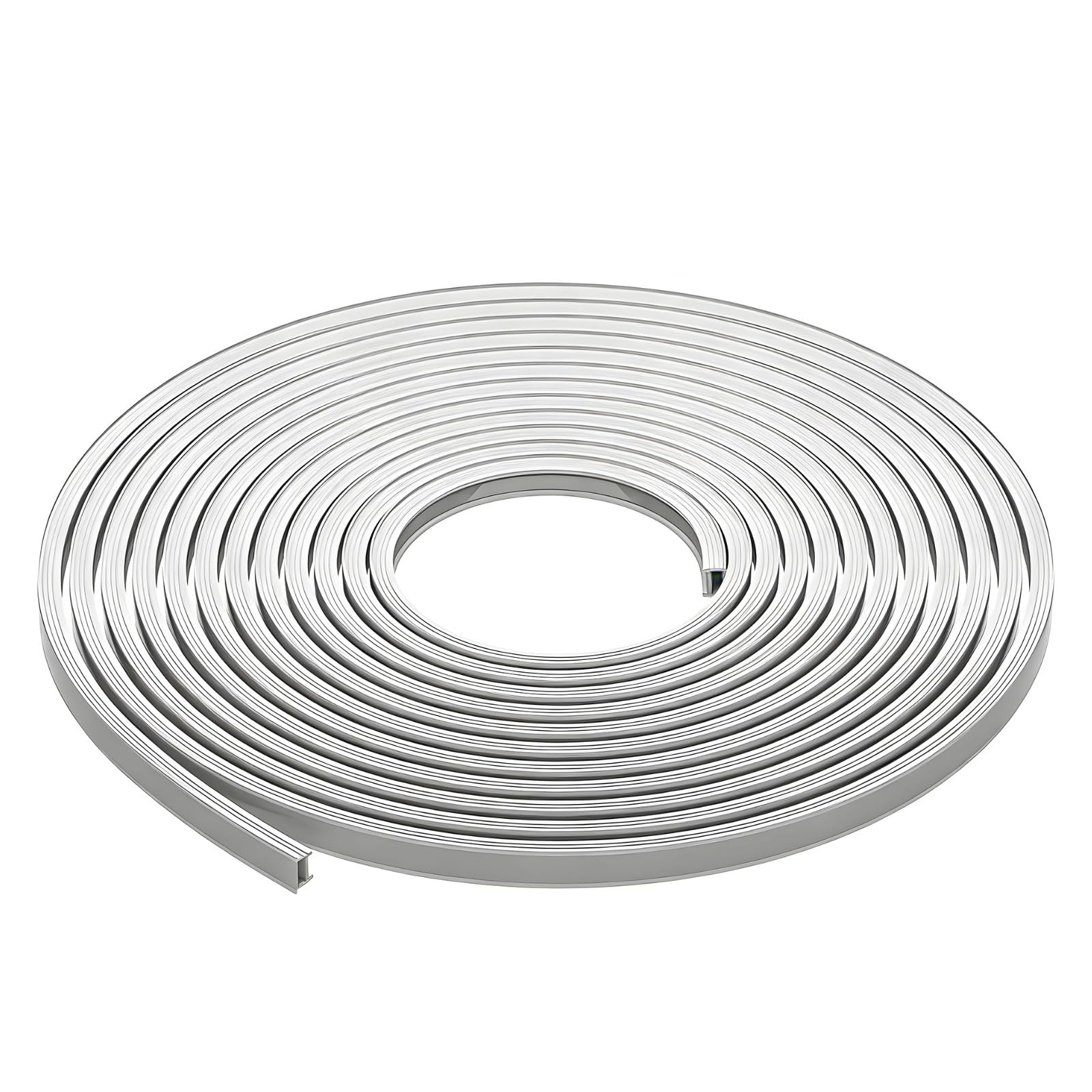 5 m Silikon-LED-Kanal, IP67-geschütztes LED-Streifen-Kanalsystem, Neonabdeckung für 8 bis 14 mm 2835 5050 FCOB LED-Streifen, biegsam, leicht zu montieren