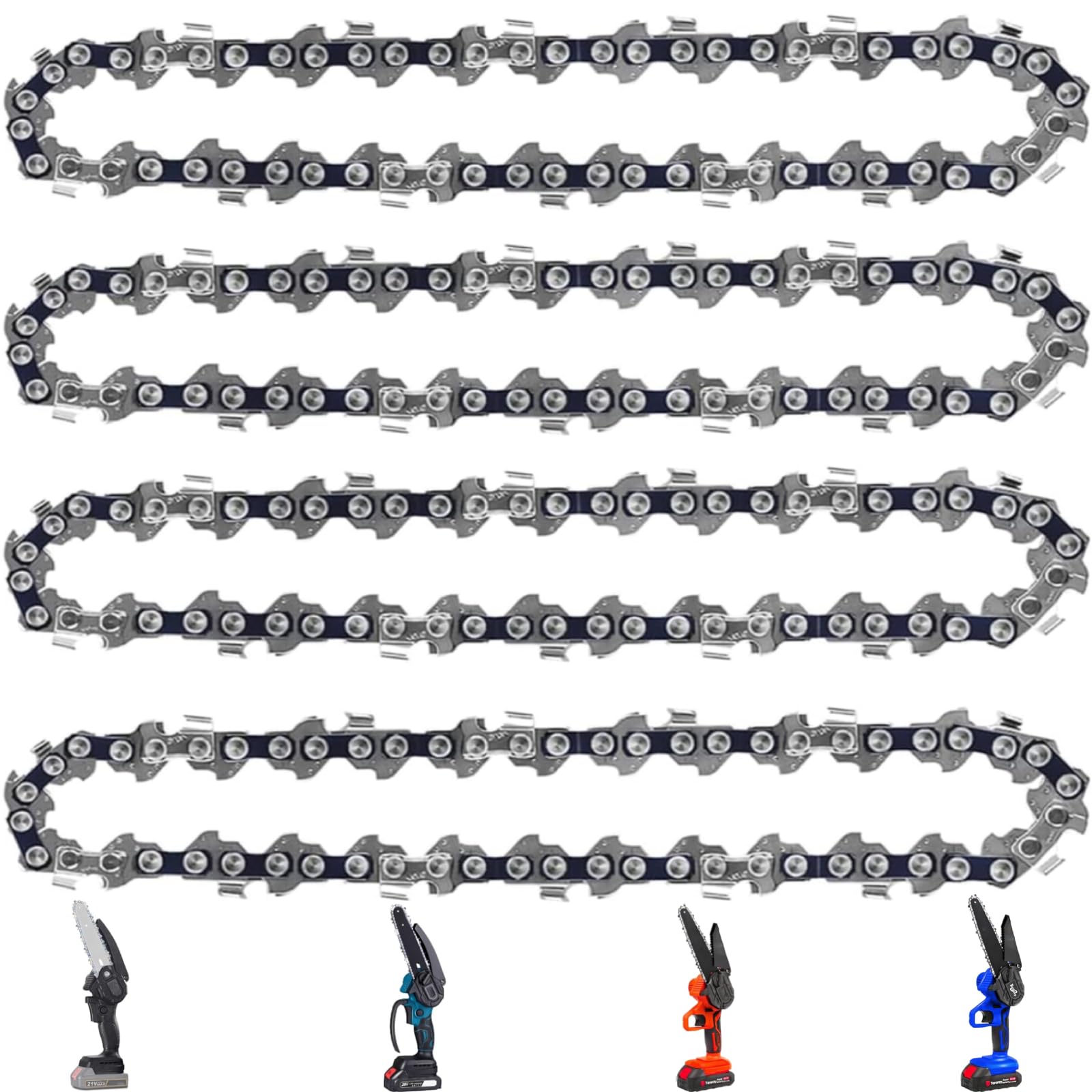 Eyoloty 6 Inch Mini Cutter Chainsaw Chain,6 Inch 1/4