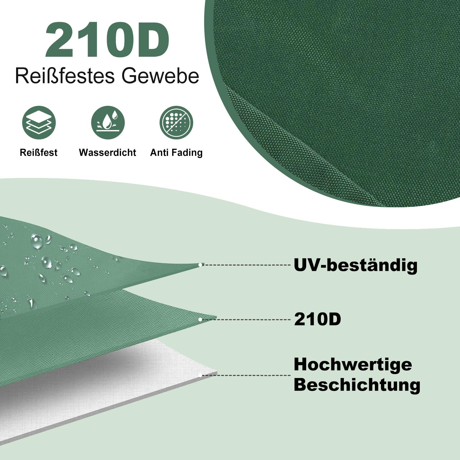 Sandkasten Abdeckplane Sechseckige Sandkastenplane Sandkastenabdeckung Plane Abdeckplane Sandkasten Oxford-Tuch mit Kordelzug Abdeckplane staubdicht wasserdicht Spielzeug (230 * 200cm)