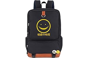 Anime Assassination Classroom Koro Sensei Printed Backpack for Students and Professionals