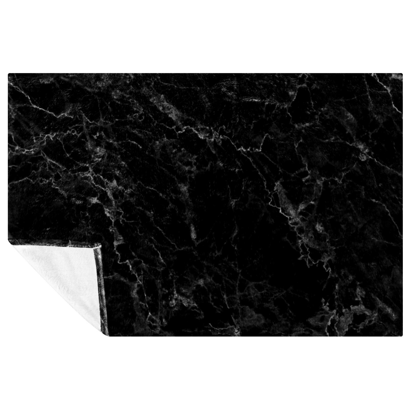 Couverture marbre noir pour vos pique-niques et camping