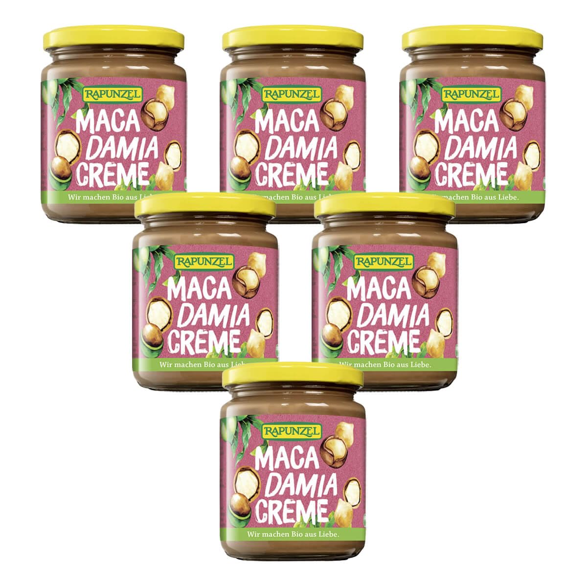 Rapunzel Bio Macadamia-Creme HIH (6 x 250 gr)