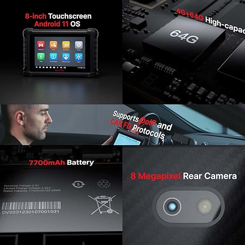 Miniatura 8 de Herramienta de escaneo Autel MX900 MK900 OBD2 para todo el sistema, igual que MK900BT, actualizada de MK808S MK808BT MX808 MX808S MK808Z,