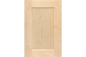 Unfinished Maple Shaker Cabinet Door - 12"W x 24"H: Customize Your Kitchen