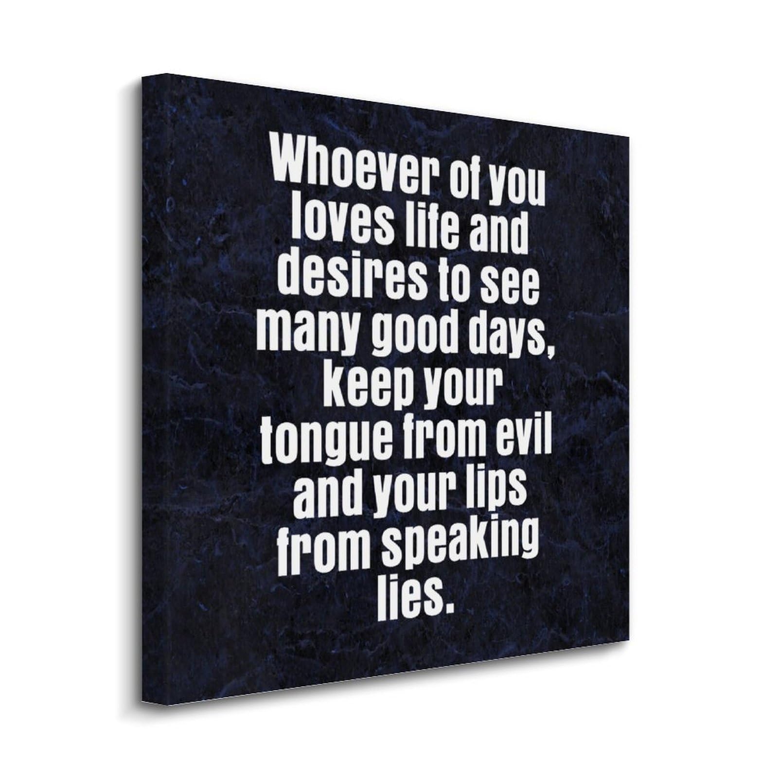 Lienzo impreso con frase motivacional para transformar la decoración de tu sala de estar 8
