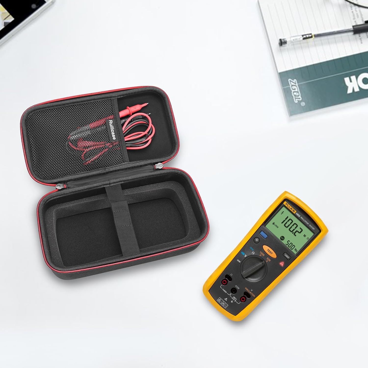 Tool Case for Fluke 1587 FC/1503/1507/1587T/1577/1508 / Fluke 87V Max/28 II Insulation Multimeter (Case Only)