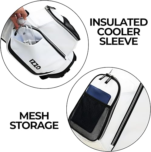 Miniatura 46 de IZZO Bolsa de golf Ultra Lite Gris/verde limón