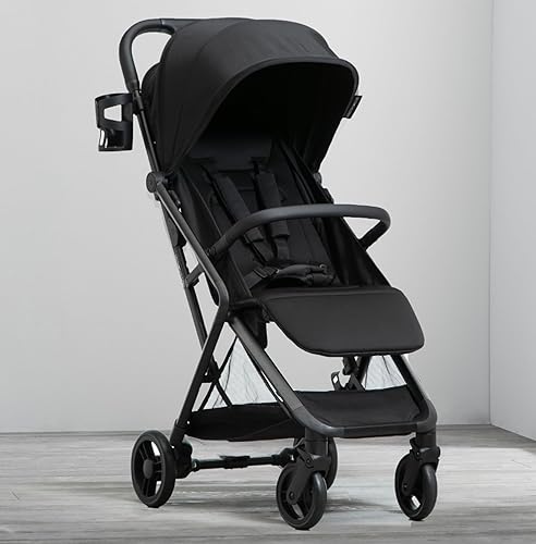 Miniatura 9 de Delta Children Icon - Cochecito de viaje ultra compacto, certificado Greenguard Gold, color negro