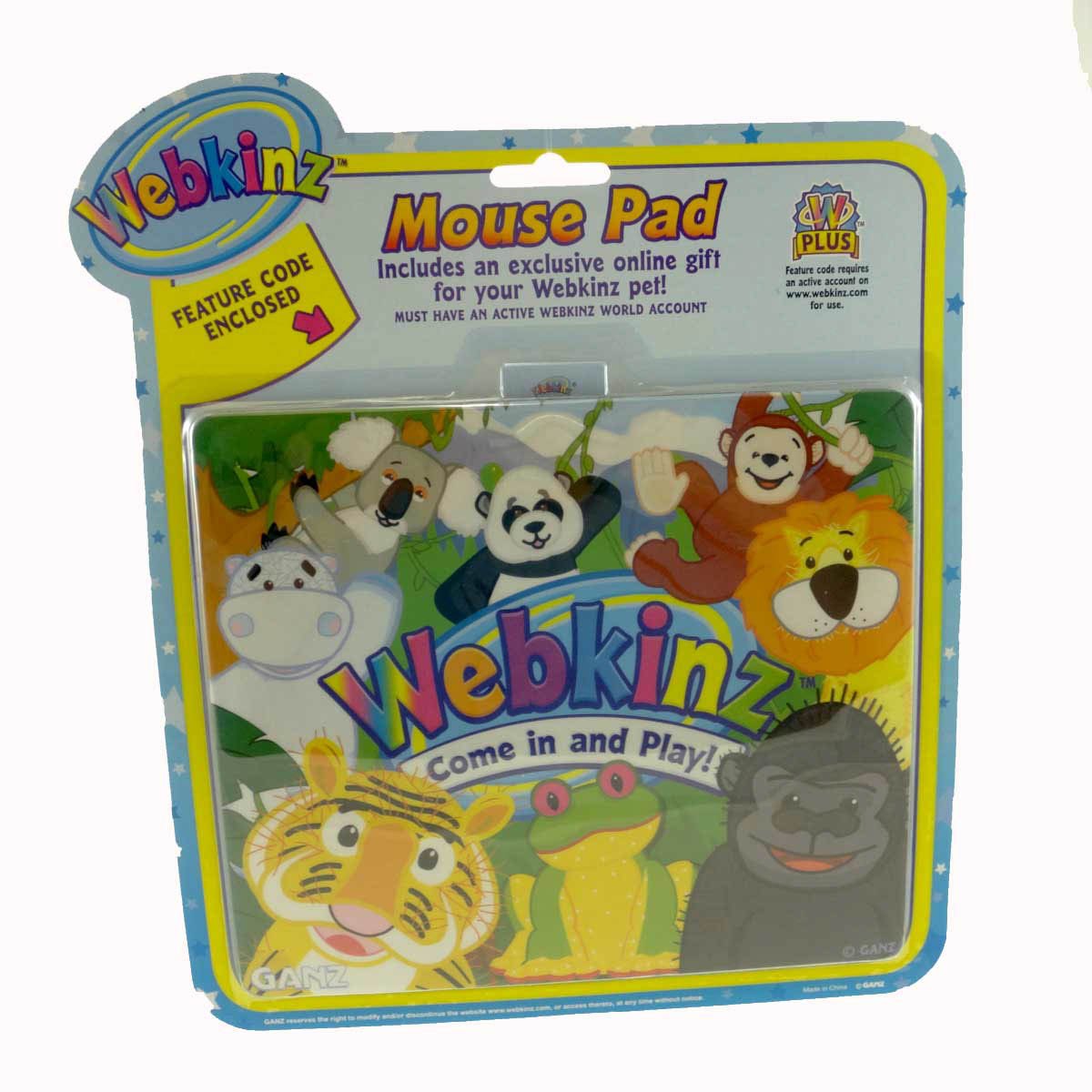 WEBKINZ It's a Jungle Mouse Pad computer mousepad