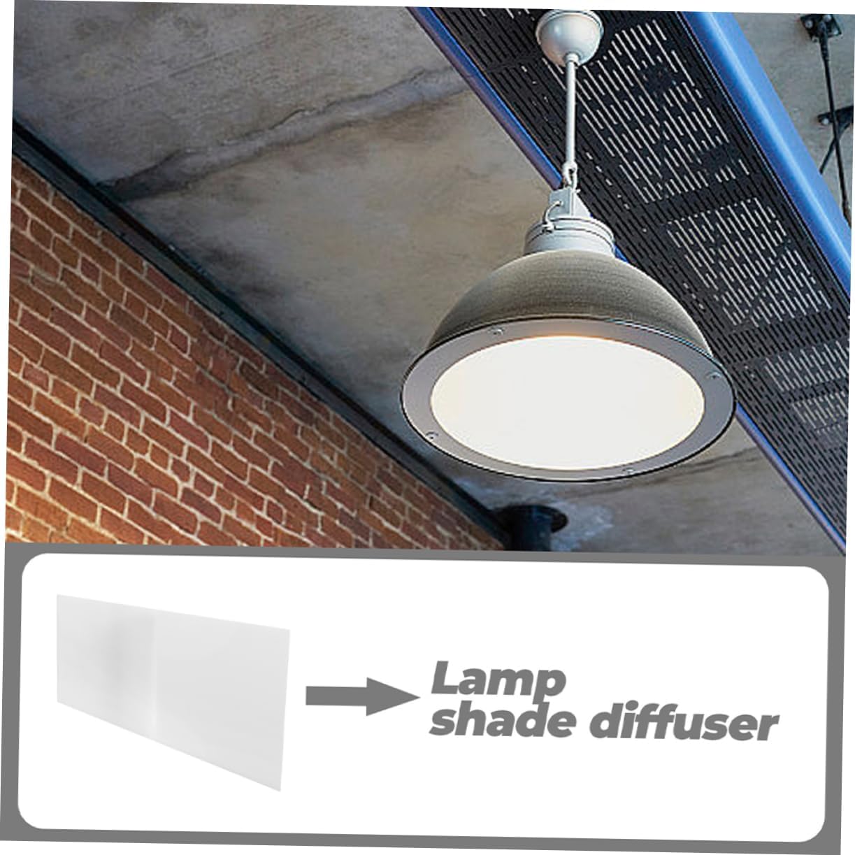 Diy Lamp Bottom Diffuser Astigmatism Lampshade Plate Ceiling Light Diffuser Pendant Light Shading for Soft Lighting