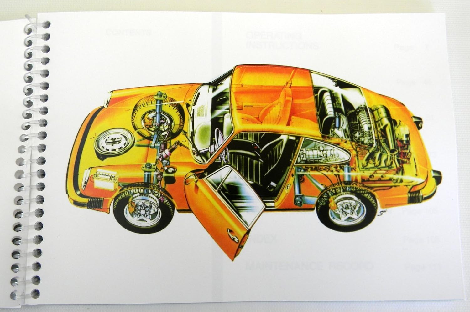 1974 porsche 911 carrera owners manual new factory reprint 911s