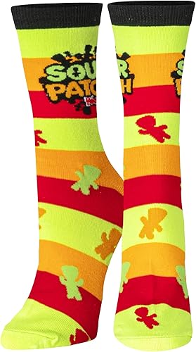Miniatura 3 de Crazy Socks Paquete de 8 Calcetines Tripulación Temáticos de Comida Chatarra Mediano Mezcla de Poliéster Divertido Conjunto de Regalo de Comida