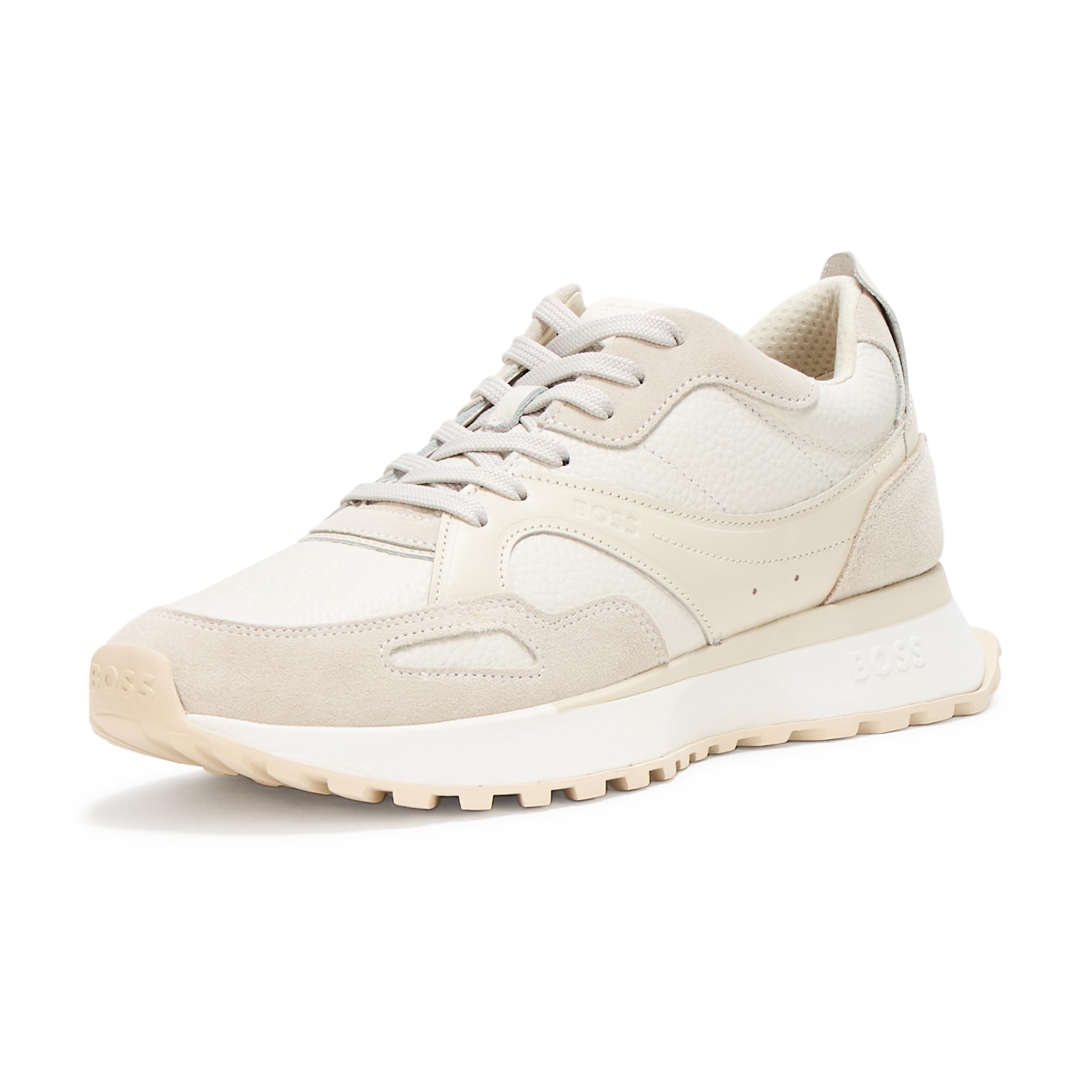 

                                                    BOSS, Jonah Suede Detail Lace up Sneakers, Sand Du