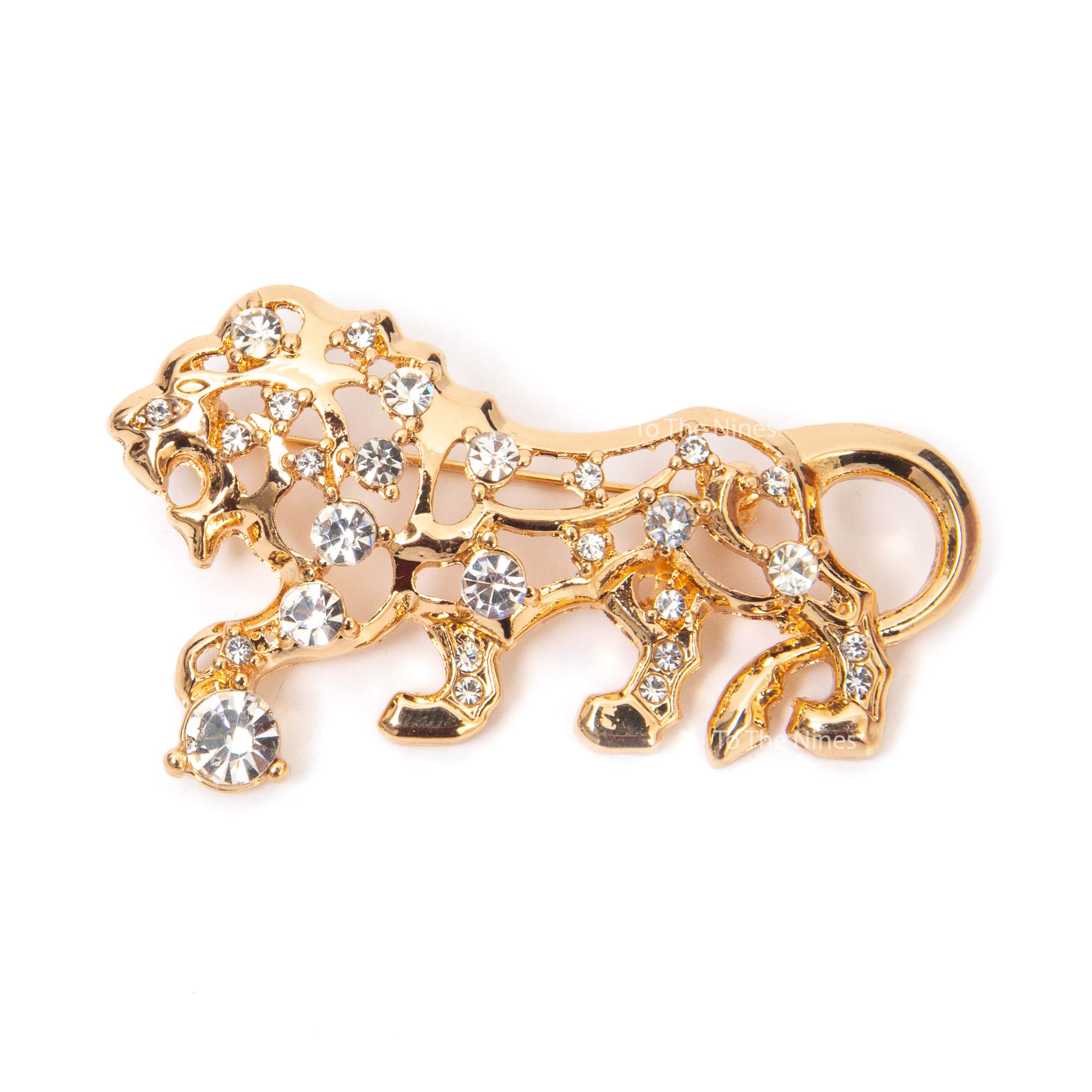 To The Nines Golden Lion Lapel Pin (B0C2H9FF63) Amazon Price History, Amazon Price Tracker