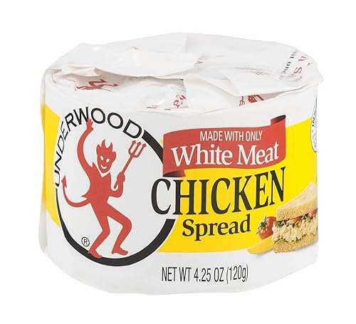 Underwood, Pasta de pollo con carne blanca, recipiente de 4.25 onzas (paquete de 4) disponible en Yaxa Guatemala