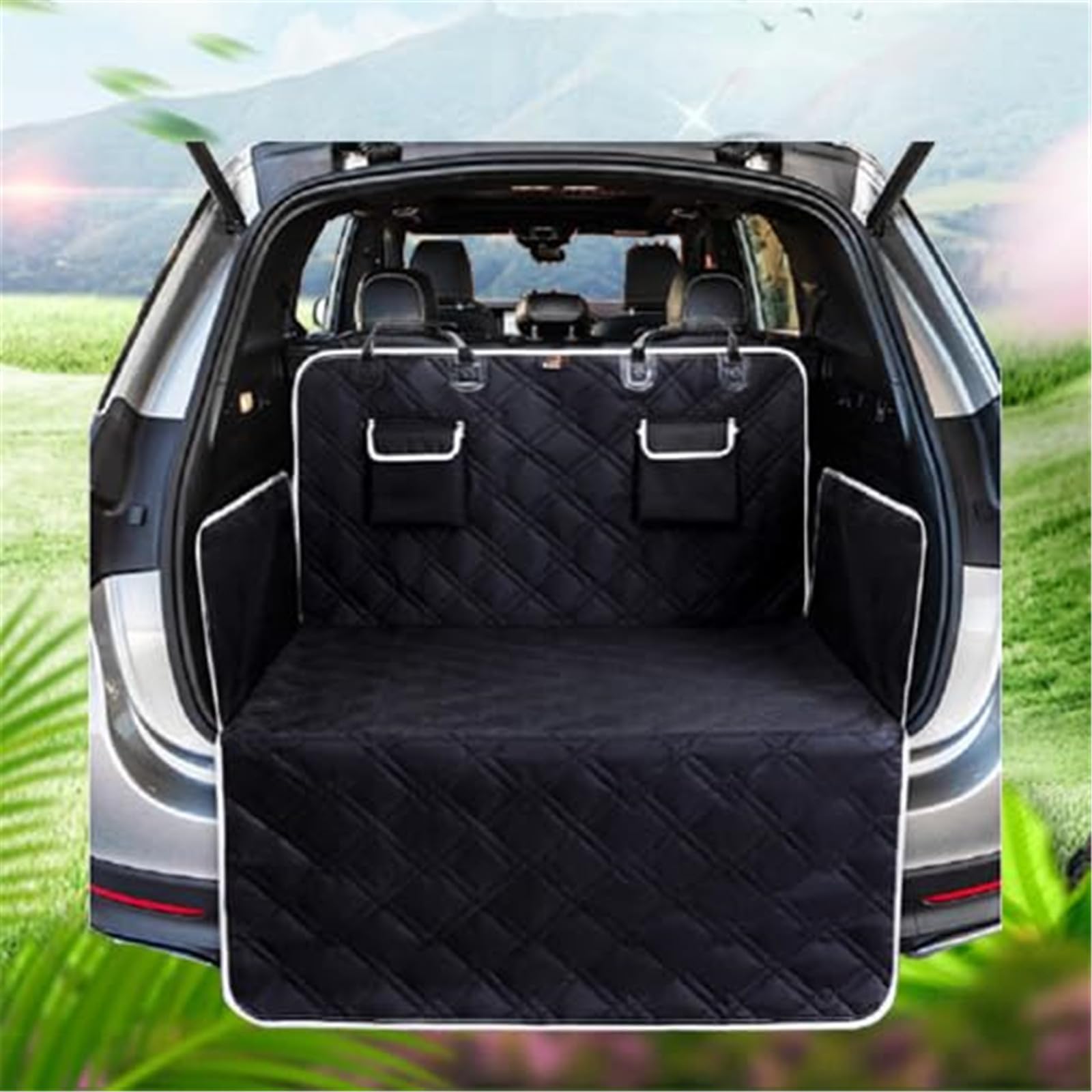 Protector Maletero Perros para Citroen C3 Hatchback 2016-2020, Funda Maletero Coche Perros con ProteccióN Lateral, Alfombrilla Protectora para Maletero, Accesorios Auto