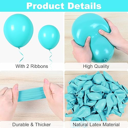 Miniatura 10 de Juego de 100 globos dorados metálicos, guirnalda de globos dorados metálicos de 1812105 pulgadas, globos de látex dorado metálico de diferentes