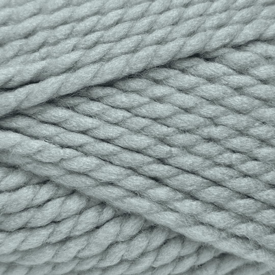 WoolCraft Fashion Super Chunky Knitting & Crochet Yarn, Great Value Yarn with 14 Shades in The Range, 100% Acrylic, 82 Metres, 100g Balls, Pack of 3, Plata