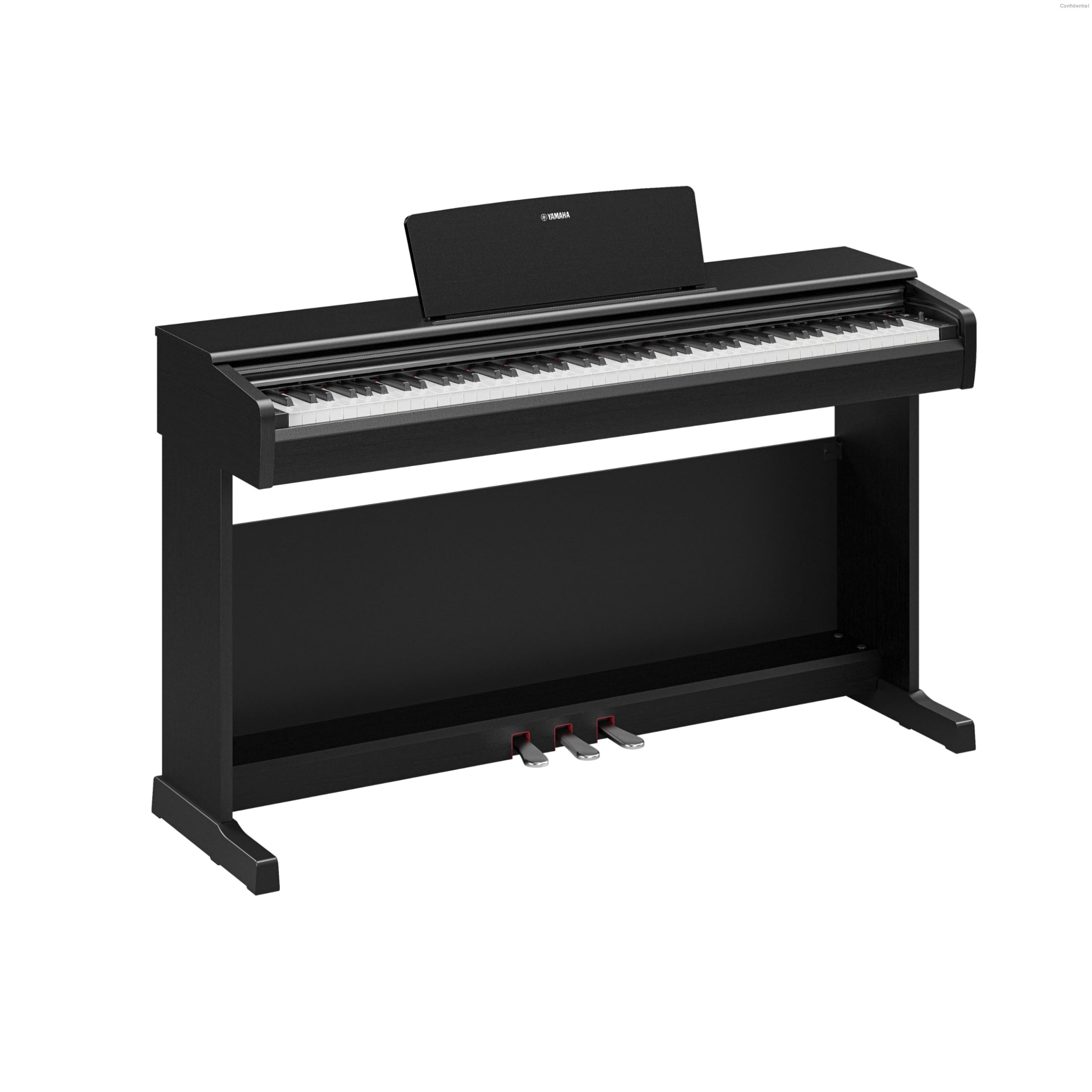 YAMAHA YDP-146 Piano Digital – 88 teclas contrapesadas (GHS), Voz de piano de cola CFX, altavoces de 8W, Bluetooth, 3 pedales, ideal para el hogar y para principiantes – Negro
