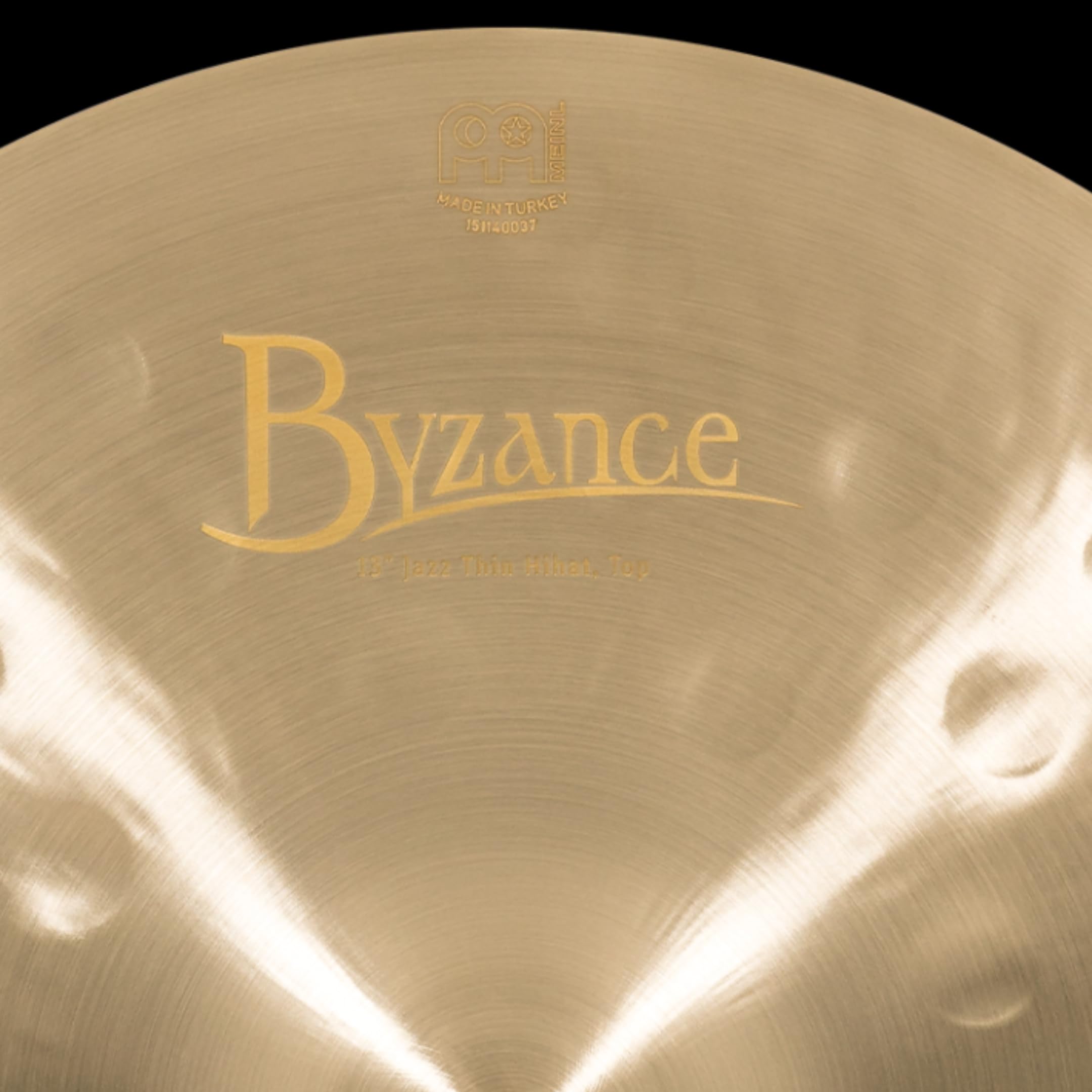 Meinl Cymbals Byzance Jazz Hihat Thin 13 Zoll (Video) Schlagzeug Becken – Paar – (33,02cm) B20 Bronze, Traditionelles und Extra Trockenes Finish (B13JTH)
