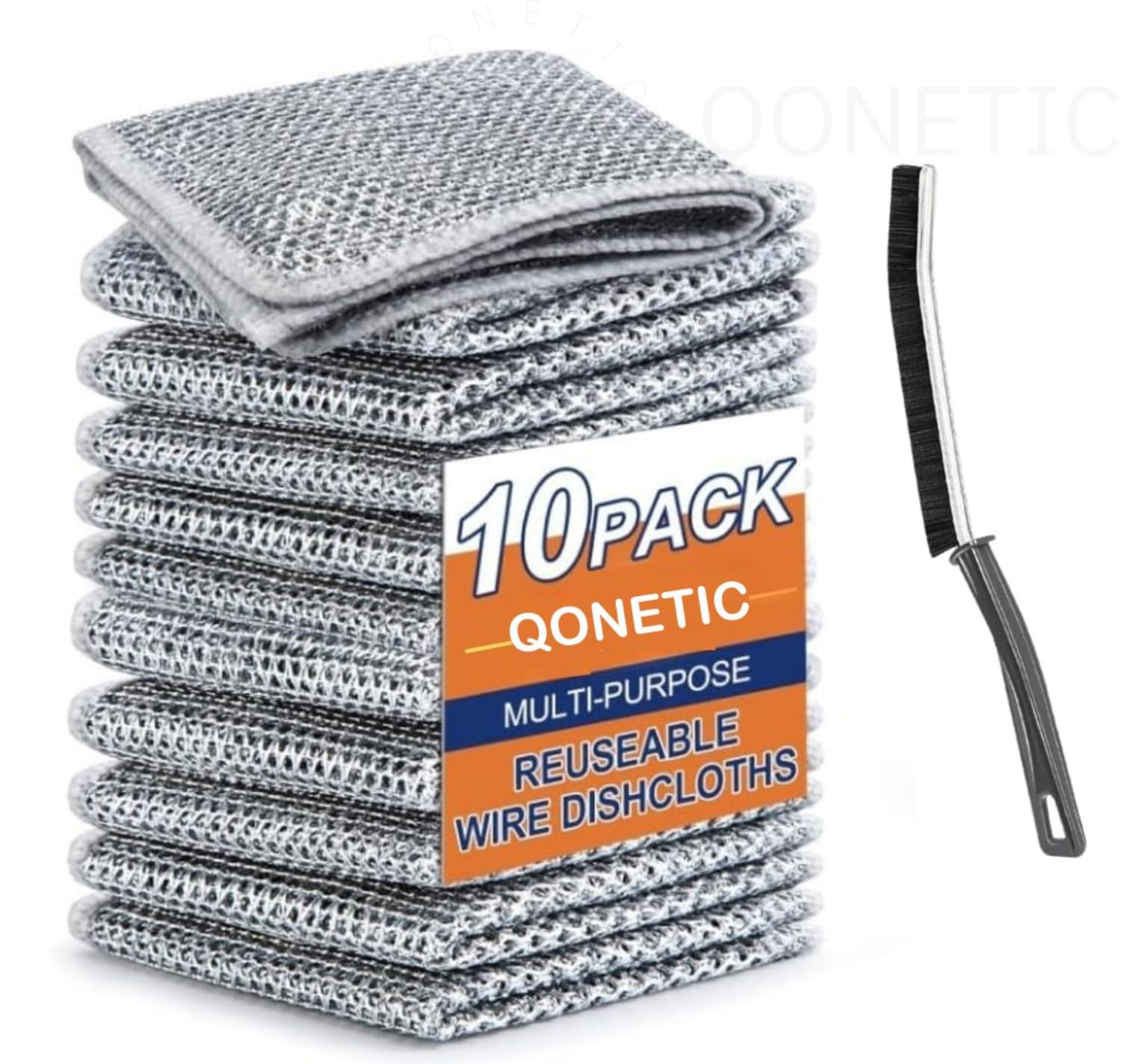 See full amazon price history chart for QONETIC Pack of 10 Non-Scratch Dish Wash Cloth, Steel Wire Dish Cloth, Wire Dishwashing Rags for Wet and Dry Stainless Steel Scrubber Wire Dishcloth for Washing Dishes Sinks Counters QONETIC Pack of 10 Non-Scratch Dish Wash Cloth, Steel Wire Dish Cloth, Wire Dishwashing Rags for Wet and Dry Stainless Steel Scrubber Wire Dishcloth for Washing Dishes Sinks Counters (B0DCRYZ7FT) Amazon Price History, Amazon Price Tracker