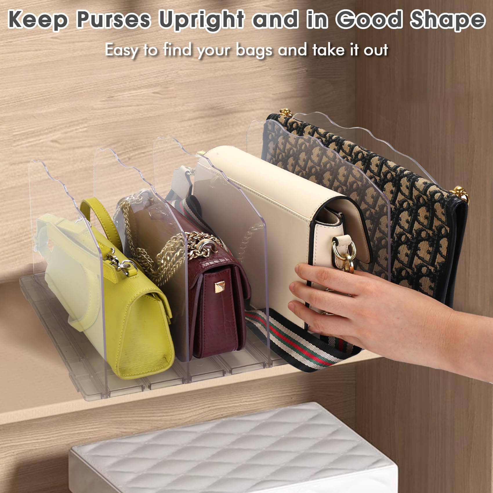Closet Clutch Bag Organiser Organizador De Carteras De Mujer Purse