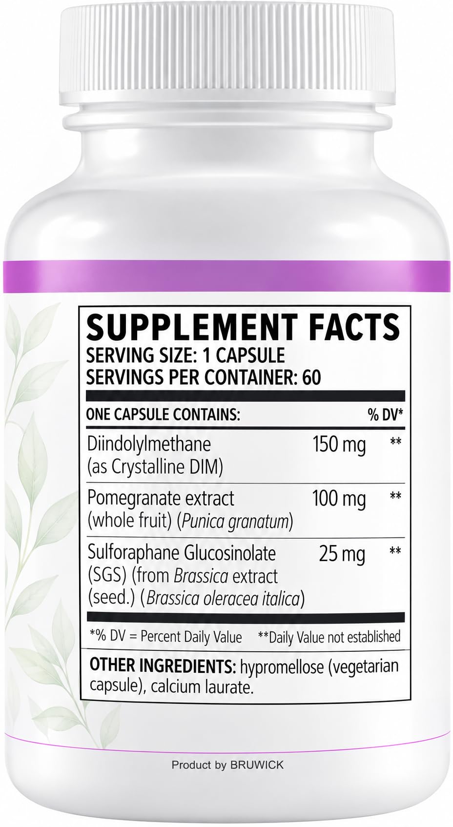 DIM SGS || Hormone Supports || Detox 60Capsules — Amazon image 2